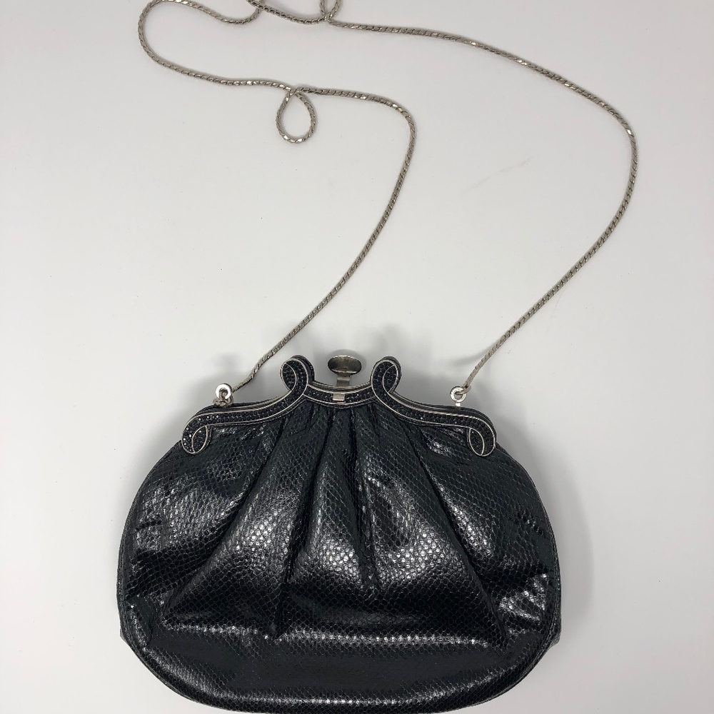 Vintage Judith Leiber Snakeskin Handbag